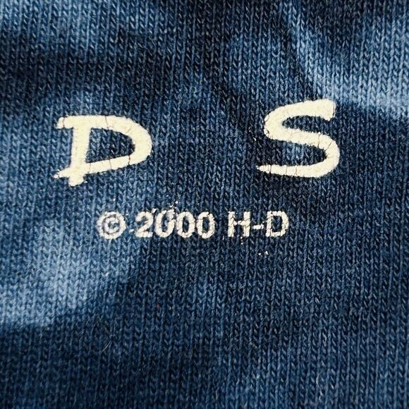 Vintage Harley Davidson RK Stratman Blue Flames Graphic T Shirt Large Milwaukee - Picture 3 of 10